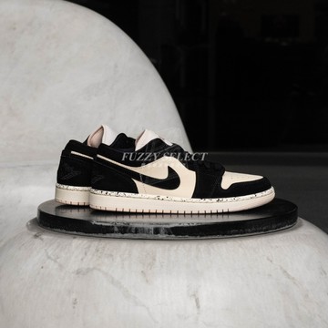 【逢甲 FUZZY】W Air Jordan 1 Low 奶茶粉 珍奶 類麂皮 DC0774-003