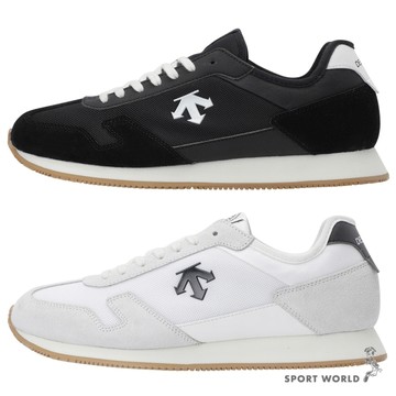 Descente 迪桑特 休閒鞋 男鞋 女鞋 黑/白【運動世界】SR123LCR31-BLK0/SR123LCR31-WHT0