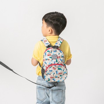 【HUGGER】防走失背包 (小汽車)(附可拆式牽繩，建議身高約70cm~95cm)