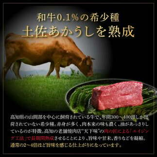 天下味 エイジング工法 熟成肉 土佐あかうし 特選ヒレ 牛 サイコロステーキ 500g エイジングビーフ ヒレ フィレ 国産 あか牛 赤牛 肉 牛肉 和牛 人気老舗焼肉店 冷凍 新鮮 真空パック 高級