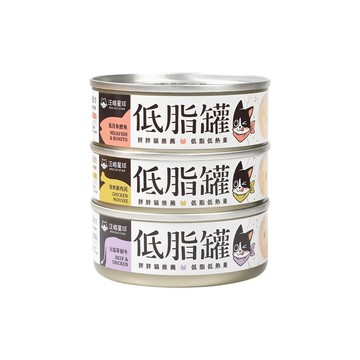 汪喵星球 貓咪低脂主食罐 80gx24入