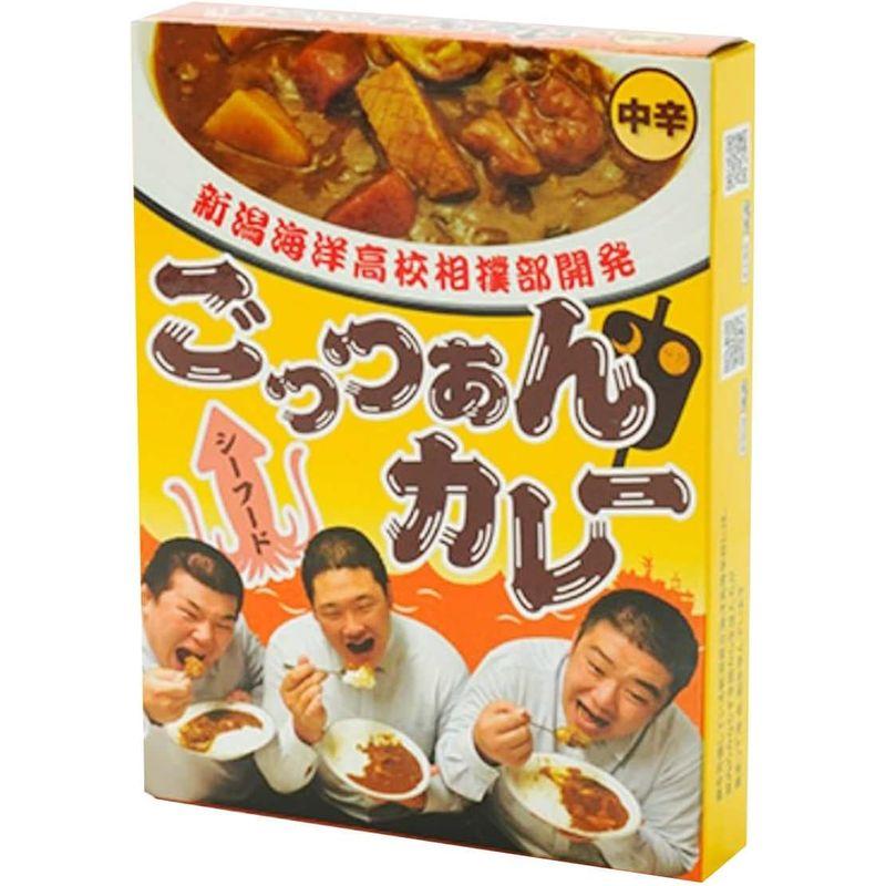 ごっつぁんカレー シーフード 中辛 5箱セット 180g×5 カレー レトルトカレー