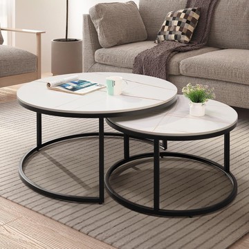 【H&D東稻家居】岩板茶几組(THY2-04782)