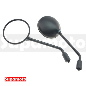 -Supamoto- M161 復古 圓鏡 消光黑 原廠型 後照鏡 後視鏡 重機 CB350 通用 改裝 CT125