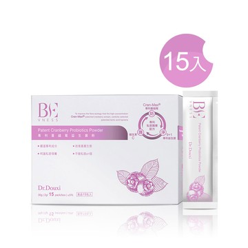 BE碧維娜絲 專利蔓越莓益生菌粉 2g/15包-盒裝