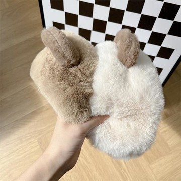 日系韓版毛絨系帶耳暖軟妹子可愛少女耳罩秋冬季護耳保暖耳套耳包