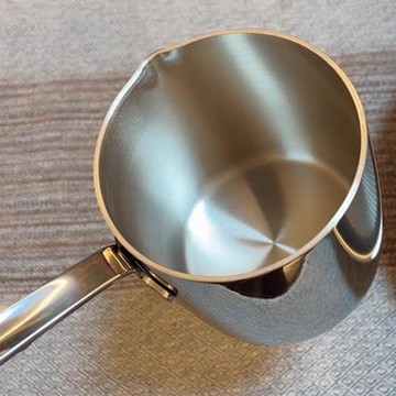 18/10出口品質304不銹鋼奶壺融化黃油奶油加厚370ML電磁爐