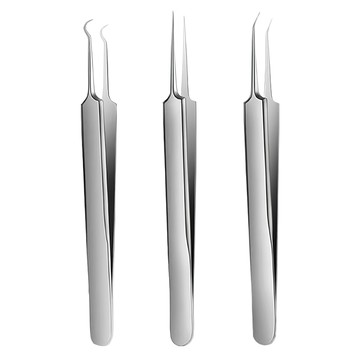 小麥購物 不鏽鋼粉刺夾3件組 L331 138g  1組  銀色