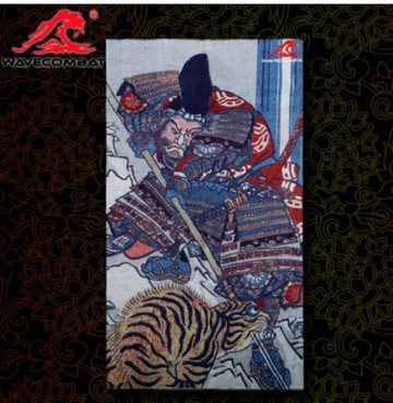武士藍浪潮君物和風系列-浮世繪無縫騎行防曬圍脖e