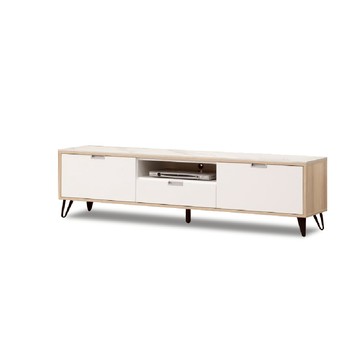 ASSARI-傑勒5.9尺岩板電視櫃(寬177x深40x高47cm)白色