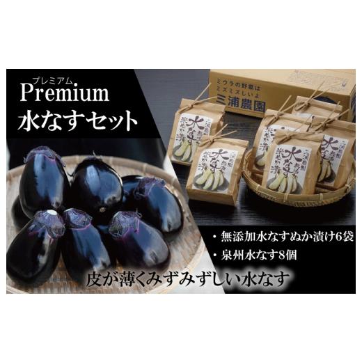 ふるさと納税 大阪府 泉佐野市 Premium（プレミアム）水なすセット