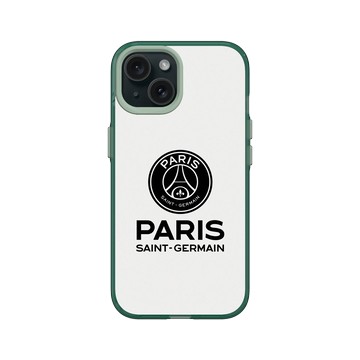 iPhone 15 Clear 憂墨綠 - PSG - Paris Saint-Germain Black 黑