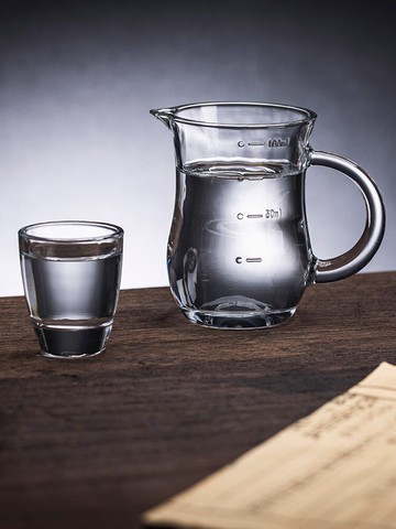 白酒杯分酒器套裝家用酒具小號2兩小酒杯飯店中式仿古子彈杯烈酒