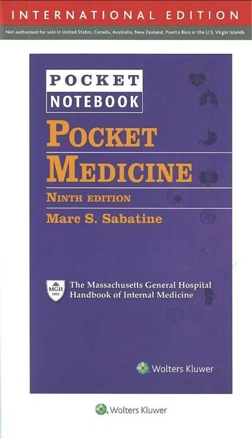 Pocket Notebook: Pocket Medicine (9版) Sabatine 2026 LWW