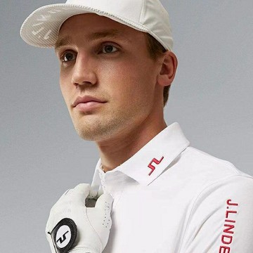 2023新款春夏季J.L男士高爾夫Polo衫吸汗休閒運動男裝刺繡短袖T桖