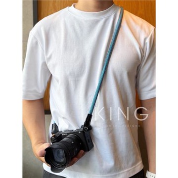 【King原創】相機背帶 進口黑鉆登山繩款 拔水專業登山繩富士徠卡