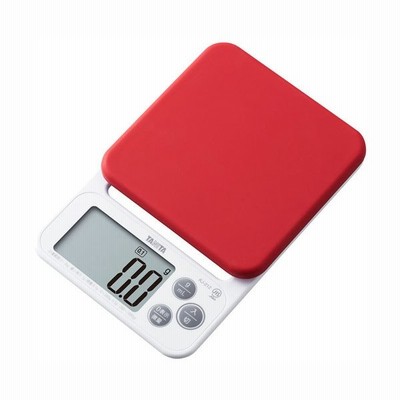 タニタ デジタルクッキングスケール　KJ-212　レッド                                定番