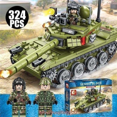 ティーガーⅠ タイガー戦車 レゴ互換品 1,018ピース