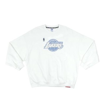 NBA 寬版 隊伍貼布 大學TEE 長袖上衣 湖人隊 3555100100