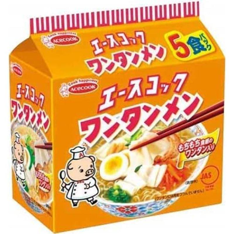 エースコック ワンタンメン 5食パック