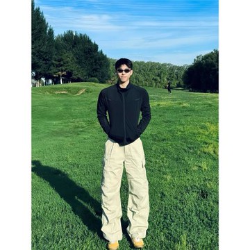 CATSSTAC 霜凍臟洗闊腿工裝褲男cleanfit寬松直筒休閑長褲