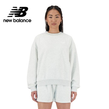 [New Balance]棉質長袖上衣_女性_淺灰色_WT41508AHH