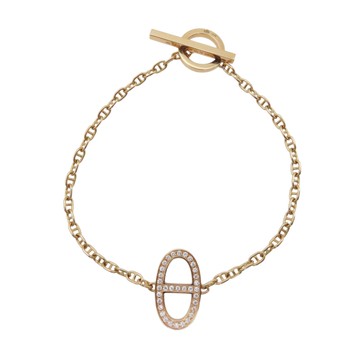 HERMES 愛馬仕 18K玫瑰金 手鏈 【二手名牌BRAND OFF】