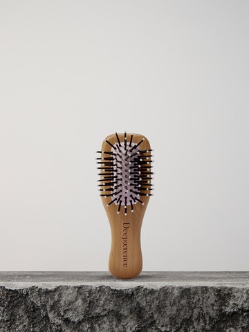 Wood Mini Hair Brush [Pink]