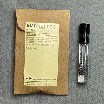 香水實驗室 黃葵9 Le Labo Ambrette 9, 2006 1.5ml香水小樣試用裝 便攜香水 試香