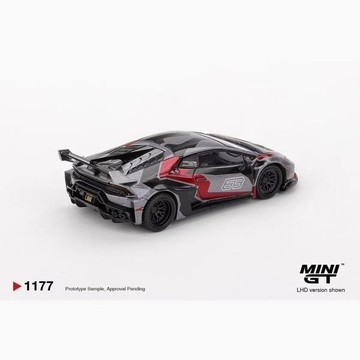 免運🎁MINI GT 1177 汽車模型 1:64合金超跑模型 收藏模型 精緻塗裝 蘭博基尼颶風HuracánGT合金