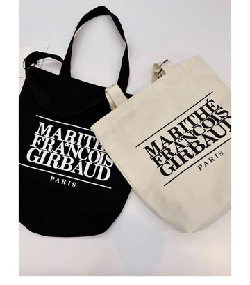 【JOKO JOKO】韓國 MARITHÉ FRANÇOIS GIRBAUD 經典LOGO 定番文青帆布托特包