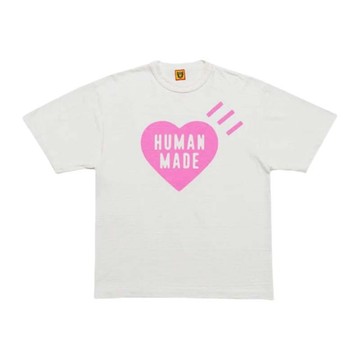 HUMAN MADE 原宿限定 粉愛心 短T 短袖 白色 RAY-134 [台灣現貨]