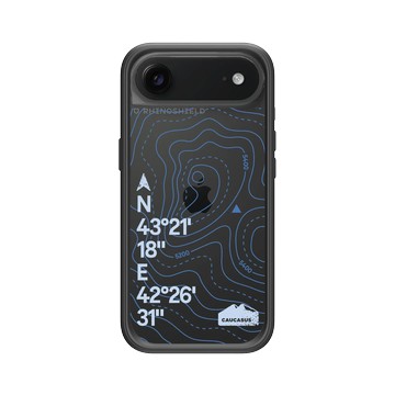 iPhone Air Mod NX -邊框背蓋組合 (相機按鈕) 黑 - Nature Explorers 自然探索指南 - ⾼加索⼭