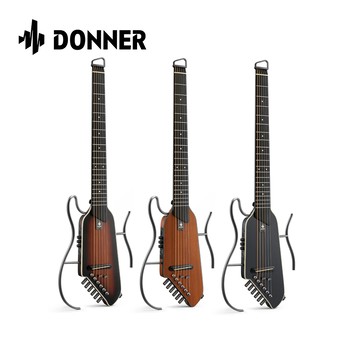 Donner HUSH-I EVO2 無頭靜音吉他 原木色【敦煌樂器】