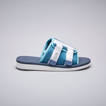 SUICOKE KAW-CAB OG-081CAB 藍色 側扣 魔鬼氈 拖鞋 抗菌內裡【SK21081CABBN】KS
