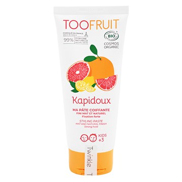 TOOFRUIT Kapidoux 果漾兒童造型髮膠 46% 來自有機農場成分  100g  1條