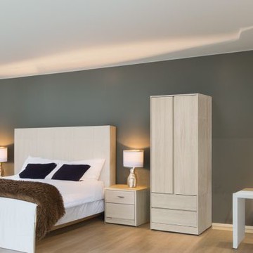 文創集 科萬塔2.7尺二門三抽衣櫃(內含暗格抽屜設計)-80x59x197cm免組