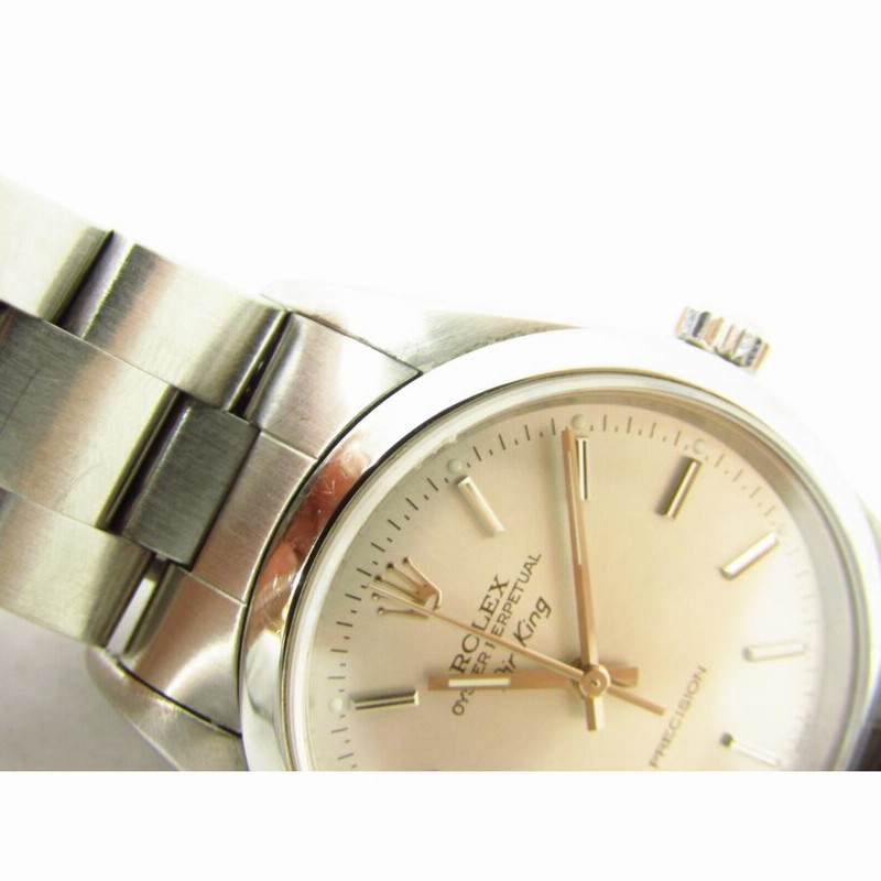 ROLEX ロレックス エアキング 14000 U番 シルバー文字盤 自動