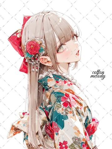 原創貼紙 no.8295 人物貼紙 原創貼紙 女孩貼紙 原創人物貼紙