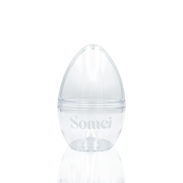 somei 收納蛋殼(1入) 美妝蛋收納盒 化妝海綿收納盒  78 x 52mm  透明