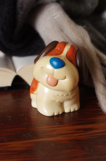 金銀寶貝 可愛小狗銀行儲金箱存錢筒 塑料玩具擺飾 w411