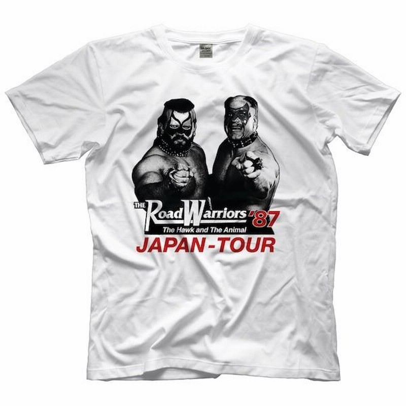 超怪力暴走族 ロード・ウォリアーズ Tシャツ「Road Warriors '87 JAPAN