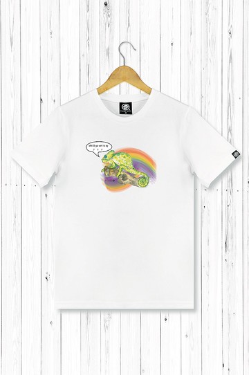 STATELYWORK 高冠變色龍 男短T恤 黑灰白三色