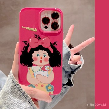 醜萌搞怪女孩 防摔 適用蘋果iPhone17 16 15 14 13 12 11 Promax X XR手機殼