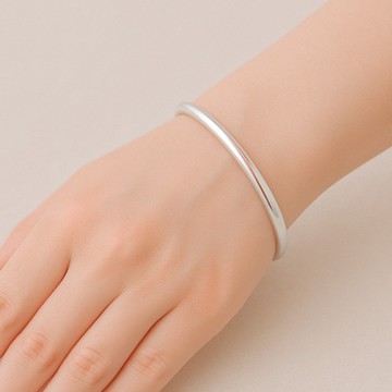 聖誕禮物999純銀手鐲|成人手環亮面素面|可調整大小|附禮盒禮袋