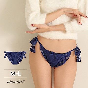 aimerfeel 單品內褲  Mignon dolly 可愛娃娃 綁繩三角內褲 單品內褲 -961625-NV57