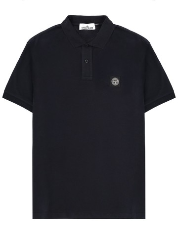 stone island polo with logo
