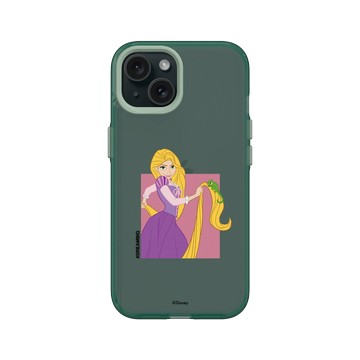 iPhone 15 Clear 憂墨綠 - 迪士尼-公主系列 Disney Princess - 公主專屬系列-魔髮奇緣 樂佩公主