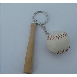 【棒球鑰匙扣-8套/組】棒球棒球棒鑰匙扣禮品，大小號可混合挑選-56005