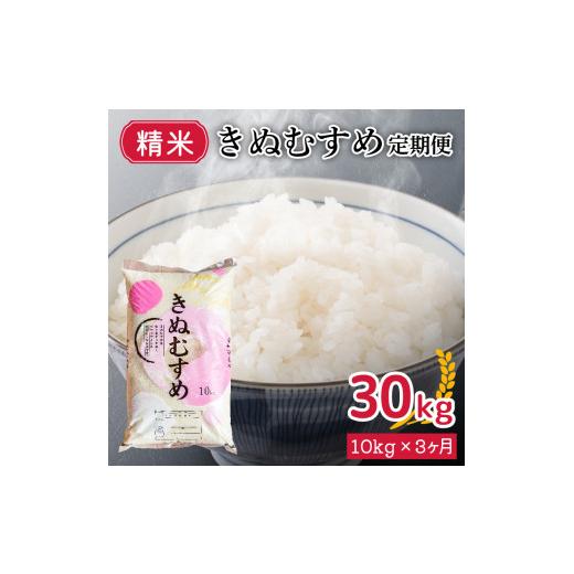 ふるさと納税 山口県 下関市 新米 令和5年産 きぬむすめ 10kg×3回 精米 やまだ農園 豊田 下関